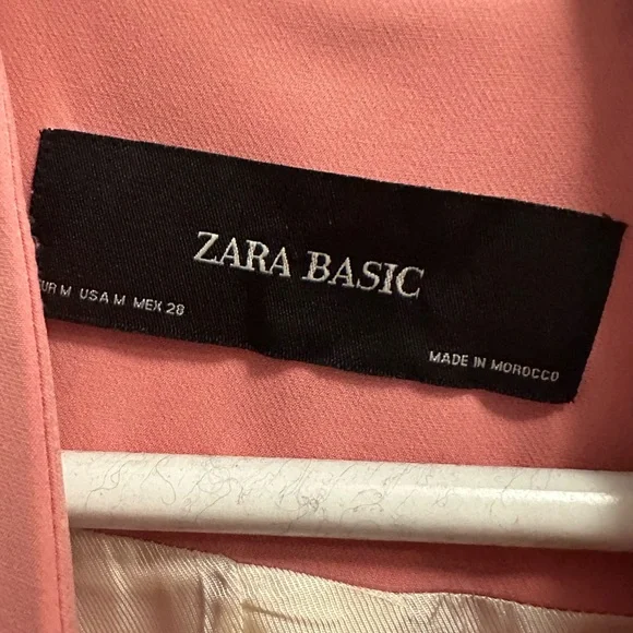 Zara Women's Pink Pant Suit: Blazer + Pants 2-Piece Set (M) - Picture 6 of 8